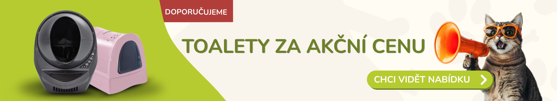Toaleta pro kočky v akci